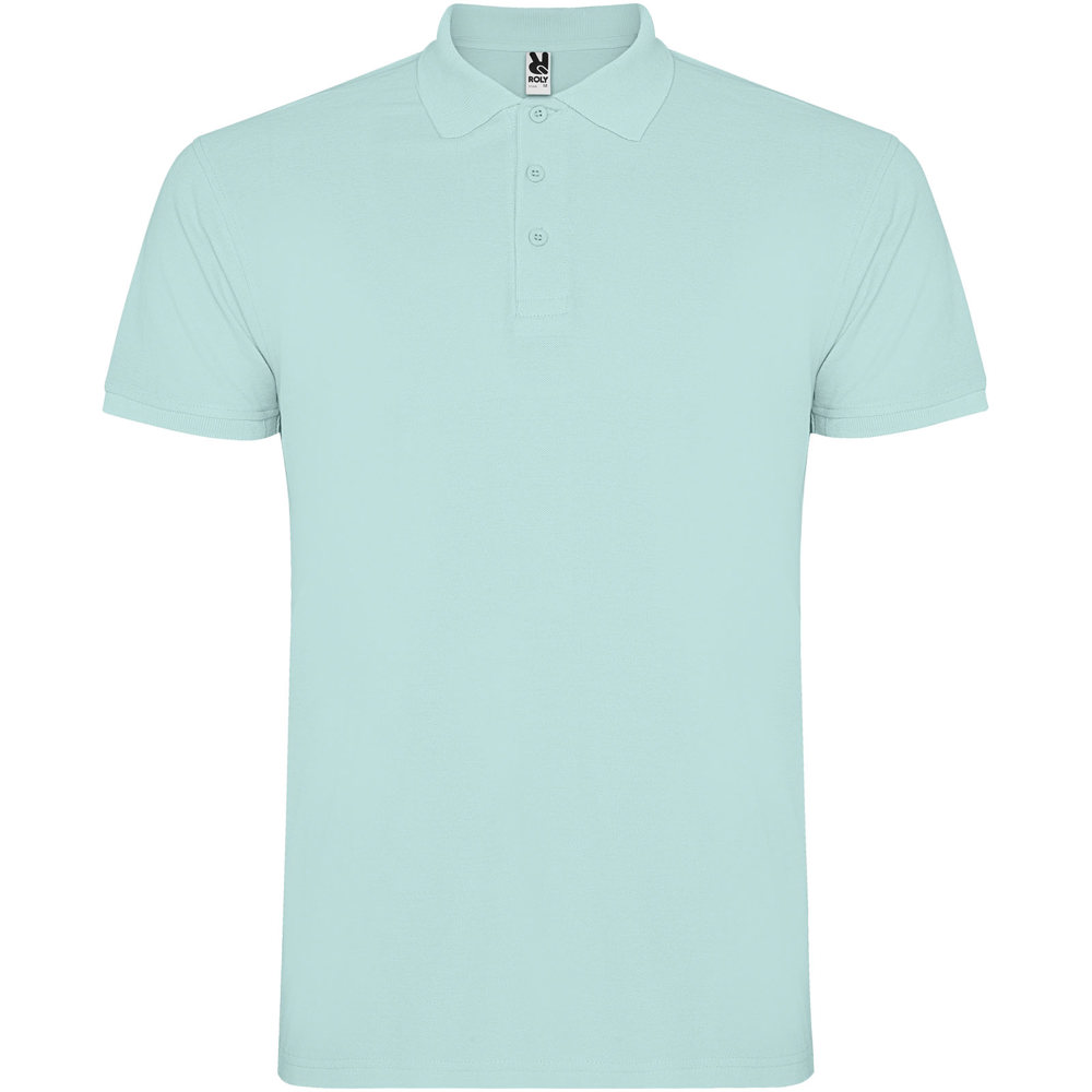 Star herenpolo met korte mouwen - voor bedrijven en relatiegeschenken - Mintgroen