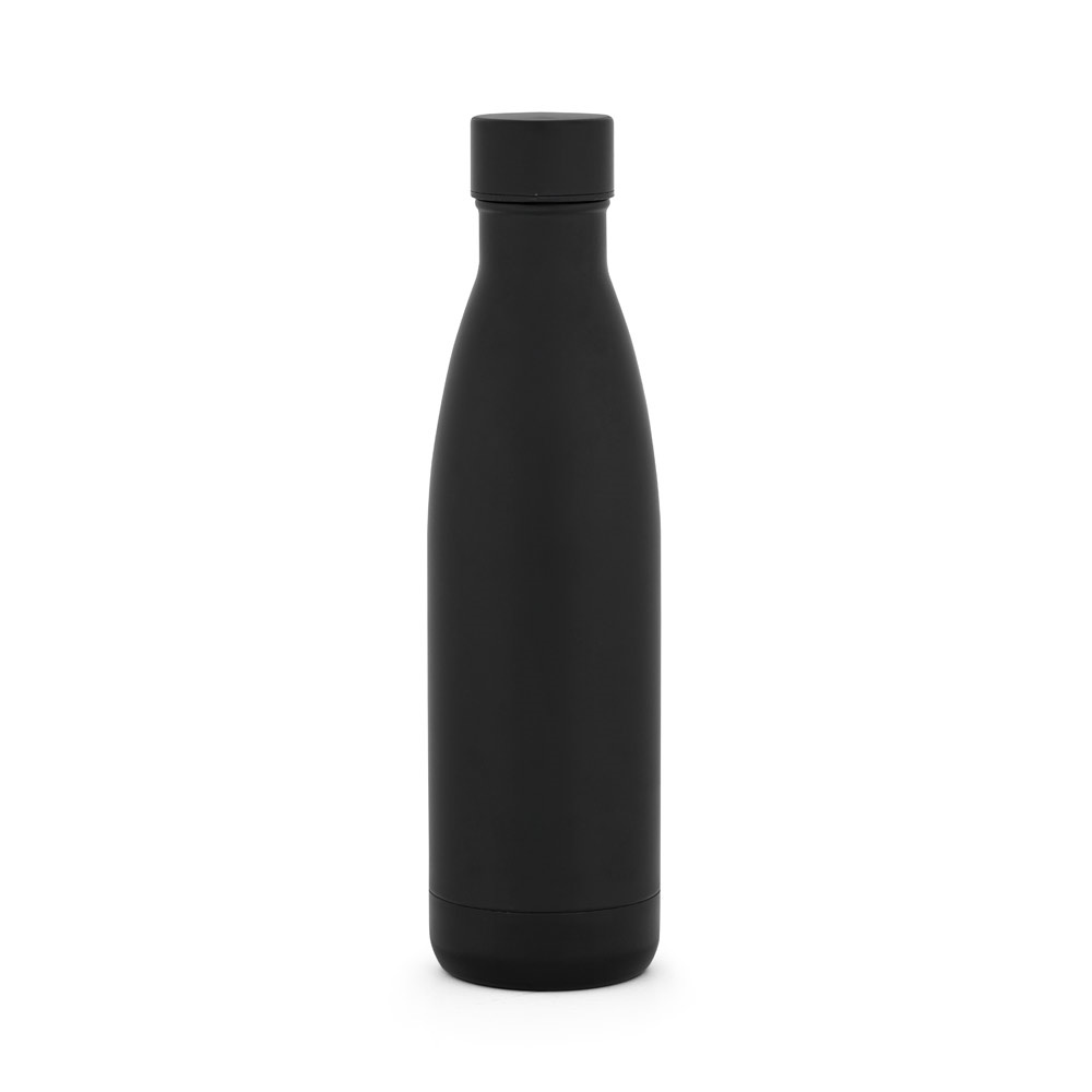 BUFFON. 500 mL roestvrij stalen thermosfles - met logo of onbedrukt bestellen - Zwart