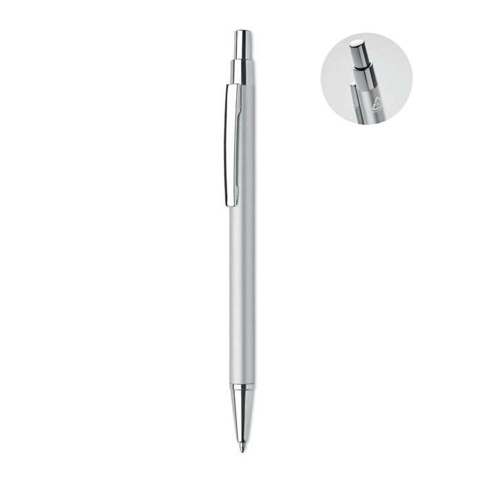 DANA - Gerecyclede aluminium balpen - kopen of bedrukken - Zilver