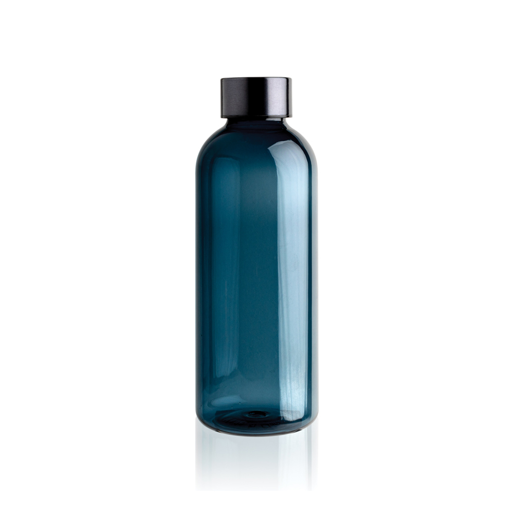 Lekvrije waterfles met metallic dop - kopen of bedrukken - blauw (± PMS 7546 C)
