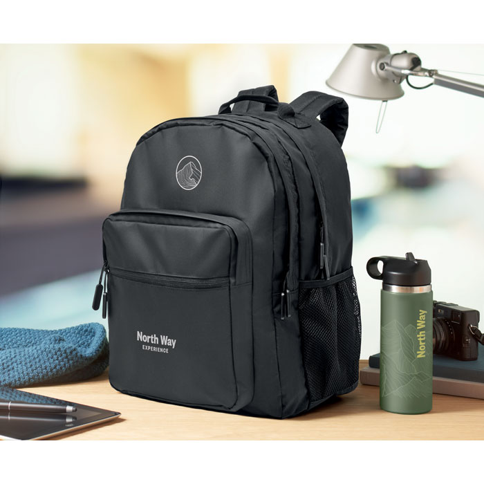 VALLEY BACKPACK - 300D RPET laptop rugzak - met logo of onbedrukt bestellen