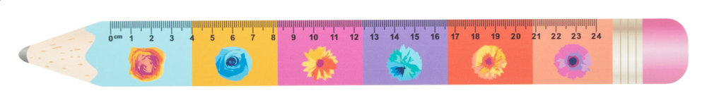 Sharpy 24 - liniaal van 24 cm, potlood - bedrukt of onbedrukt verkrijgbaar
