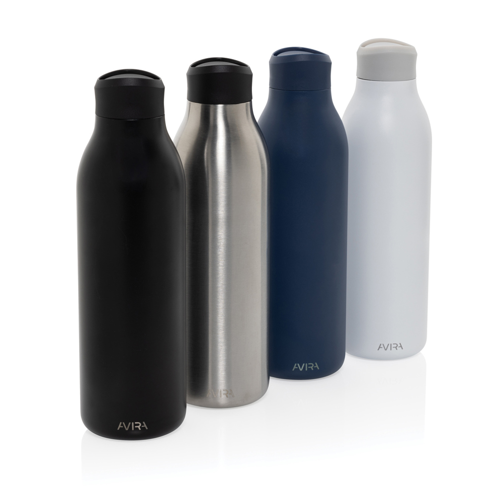Avira Alok RCS recycled staal 360 waterfles 600ML - bedrukt of onbedrukt verkrijgbaar
