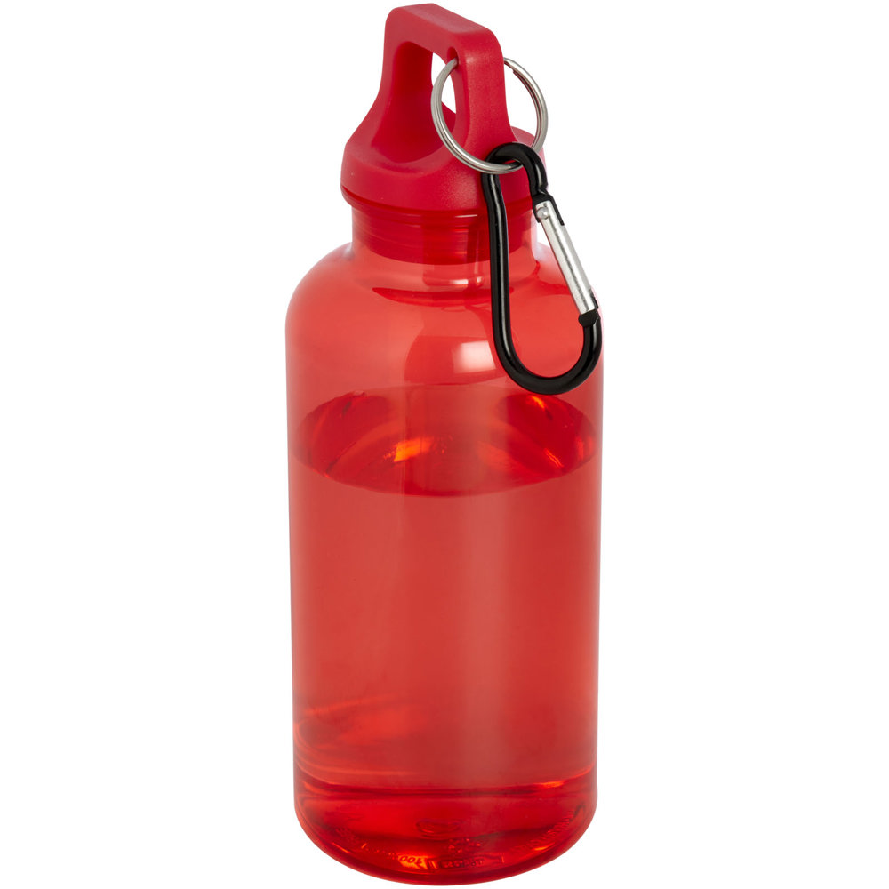 Oregon 400 ml waterfles van RCS-gecertificeerd gerecycled plastic met karabijnhaak - kopen of bedrukken - Rood