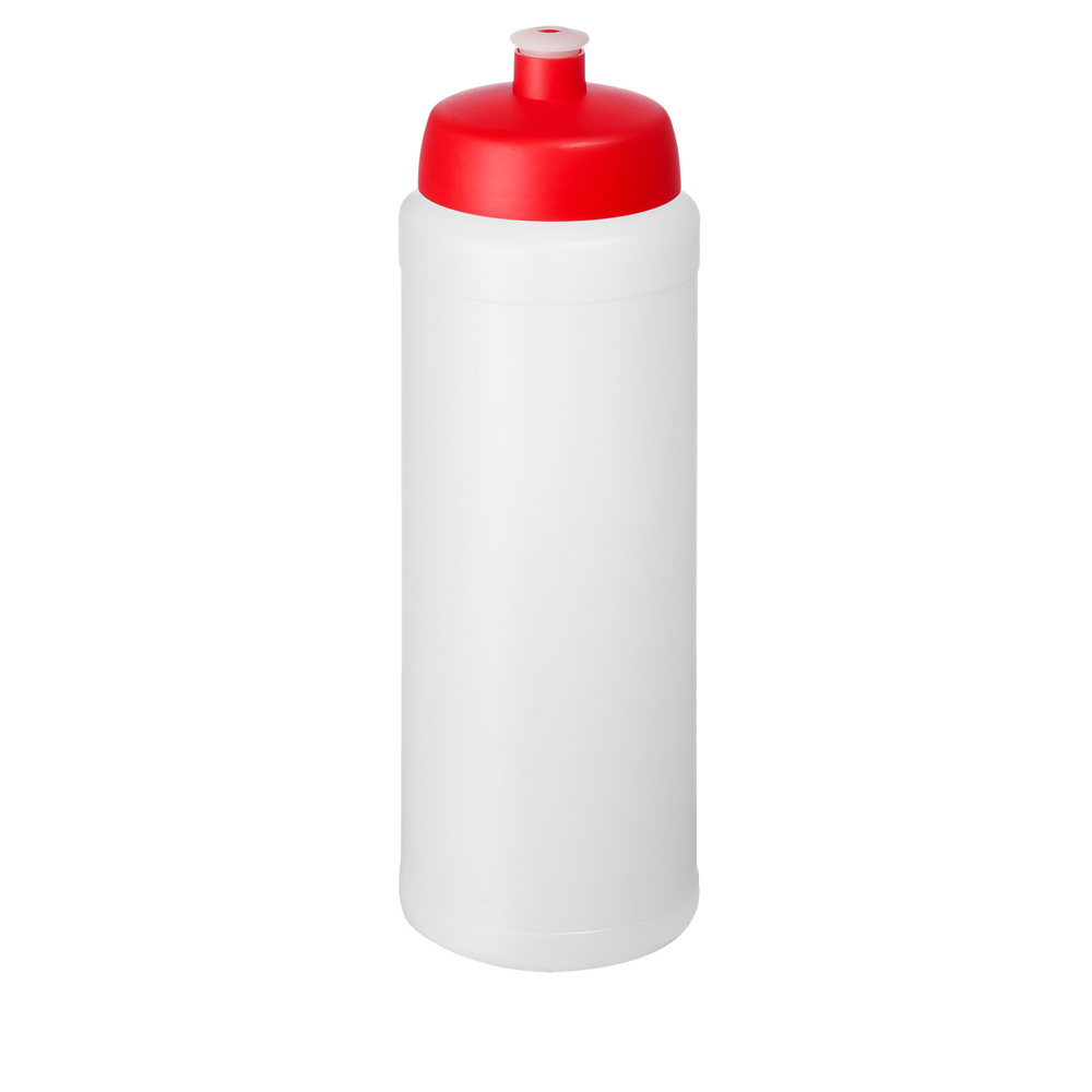 Baseline® Plus 750 ml drinkfles met sportdeksel - kopen of bedrukken - Transparent, Rood