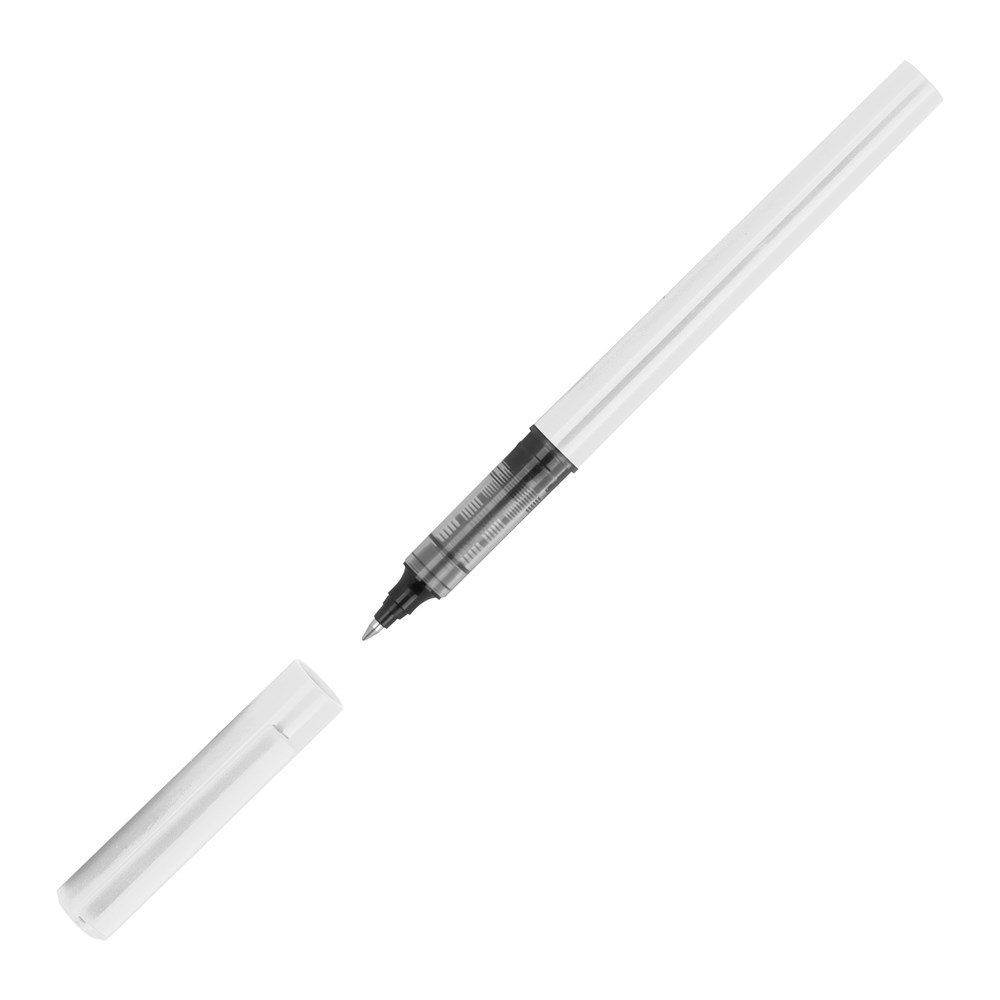 Rollerbalpen van kunststof met inkt. - met logo of onbedrukt bestellen - Wit