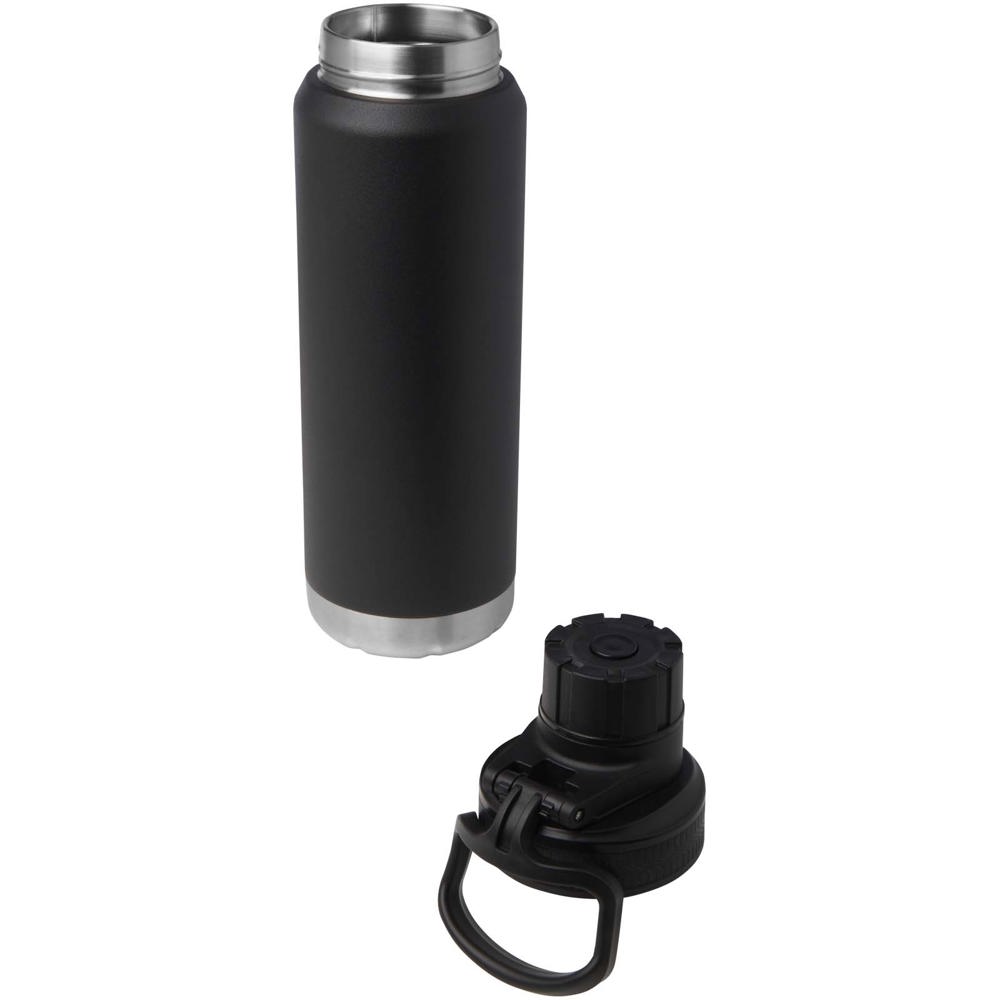 Fortis 700 ml RCS-gecertificeerde waterfles van gerecycled roestvrij staal met koperen vacuümisolatie (geschikt voor koolzuur