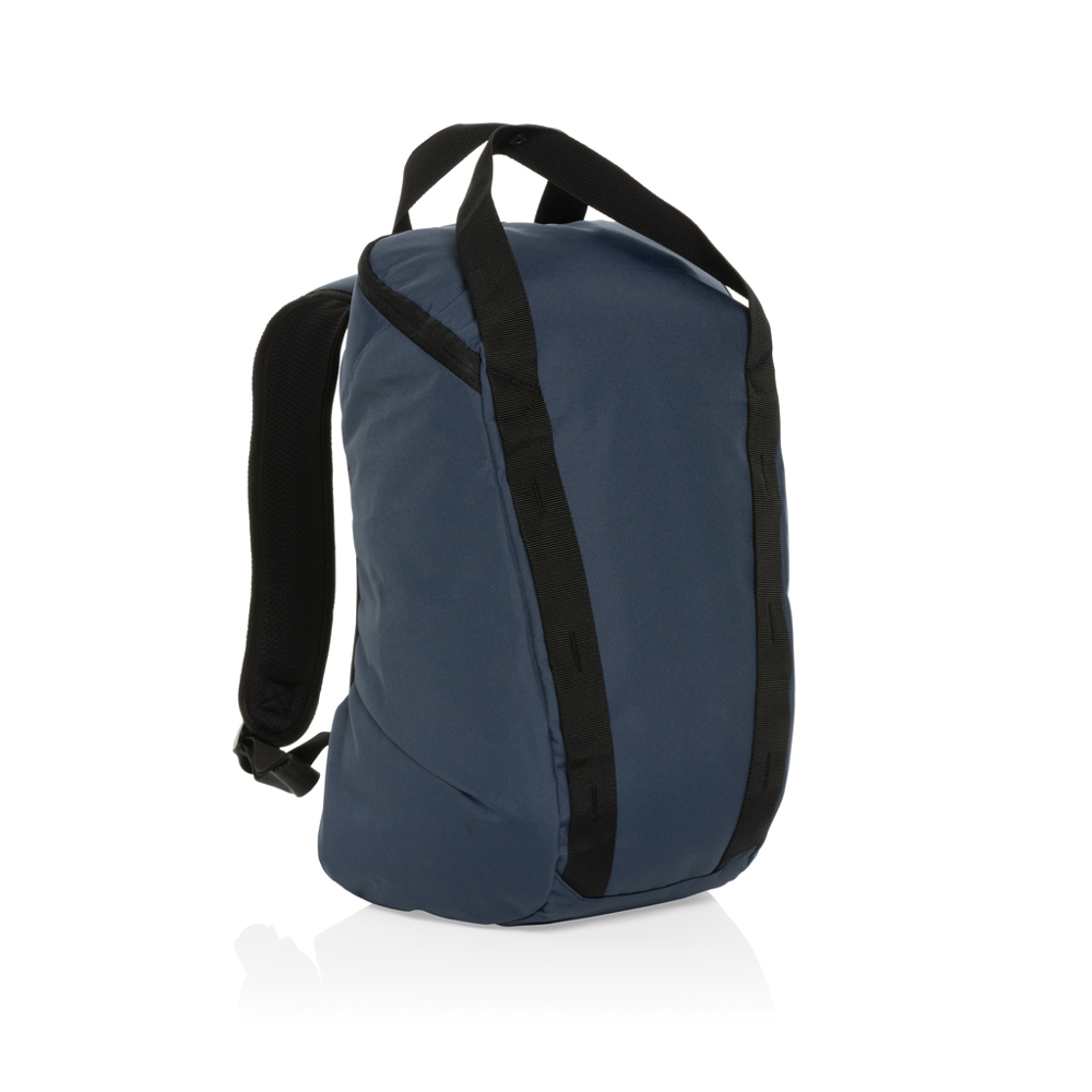 Sienna AWARE™ RPET everyday 14" laptop rugzak - voor bedrijven en relatiegeschenken - donkerblauw (± PMS 539)