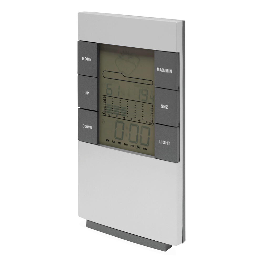SUNNY TIMES - Weerstation met alarm - met logo of onbedrukt bestellen
