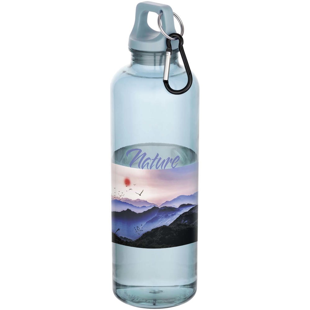 Oregon 750 ml waterfles van RCS-gecertificeerd gerecycled plastic met karabijnhaak