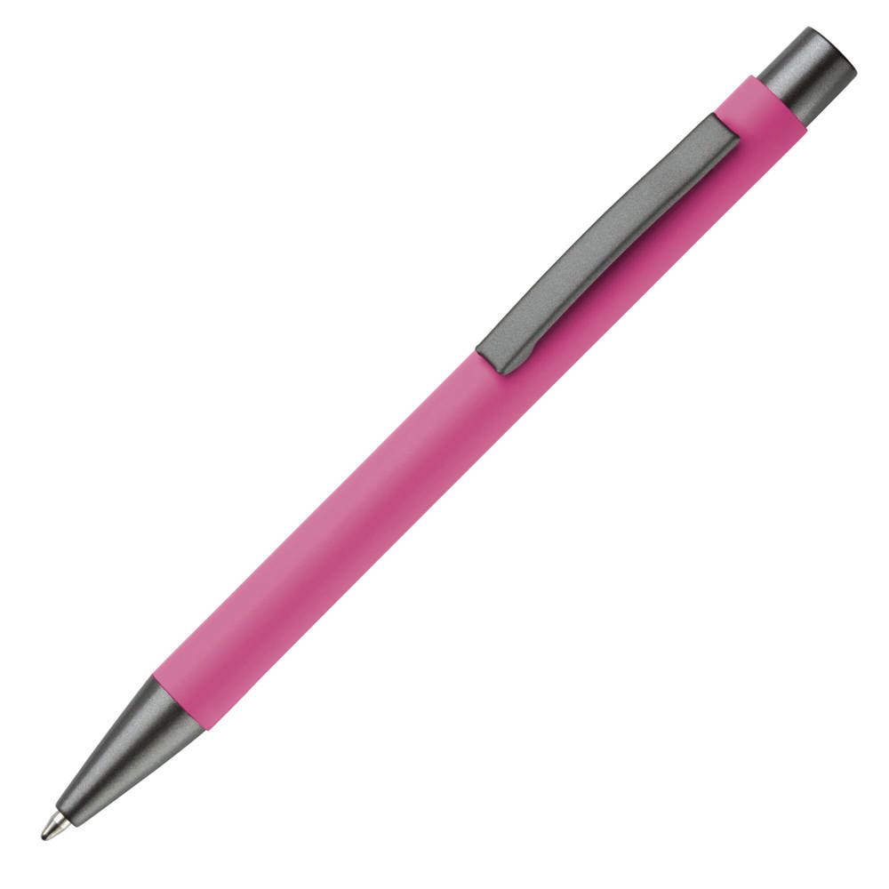 Balpen New York soft touch - bedrukt of onbedrukt verkrijgbaar - roze