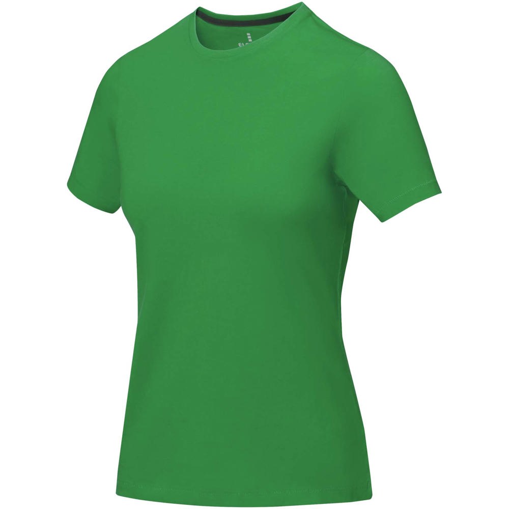 Nanaimo dames t-shirt met korte mouwen - bedrukt of onbedrukt verkrijgbaar - Varen groen