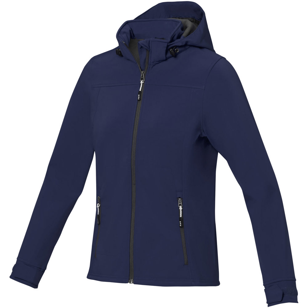 Langley softshell dames jas - kopen of bedrukken - Marineblauw