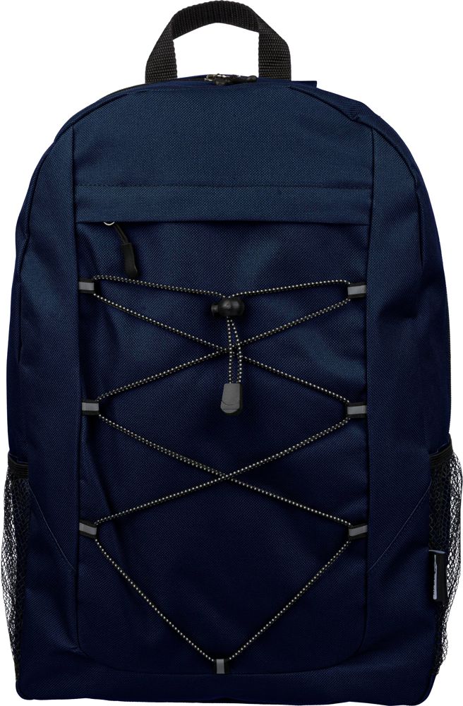 rPET polyester( 600D) hiking-rugzak Jari - voor bedrijven en relatiegeschenken - Blauw