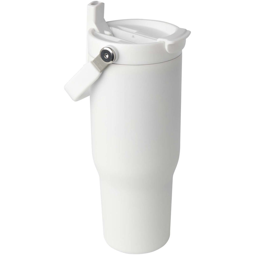 Bronx 900 ml RCS gecertificeerde, vacuüm geïsoleerde beker van gerecycled roestvrij staal en koper met deksel met dubbele fun