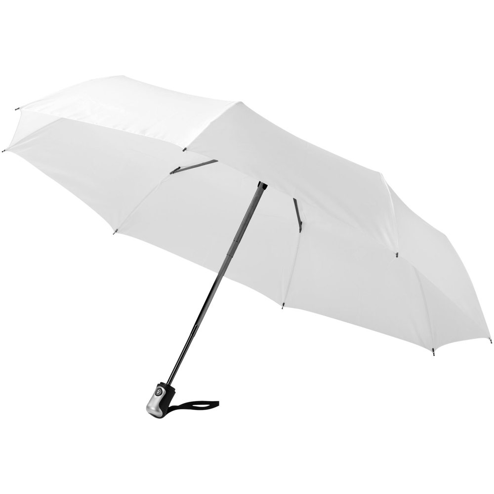 Alex 21,5'' opvouwbare automatische paraplu - kopen of bedrukken - Wit