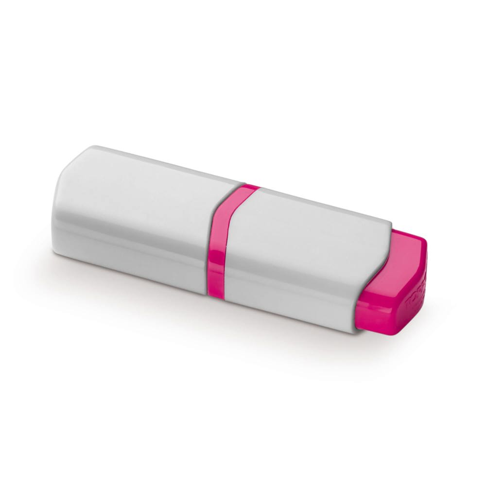 Tekstmarker mini - bedrukt of onbedrukt verkrijgbaar - Wit / Roze
