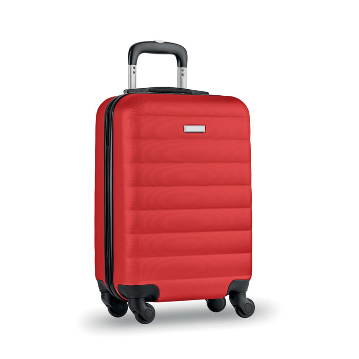 BUDAPEST - ABS trolley, 20 inch - kopen of bedrukken - Rood