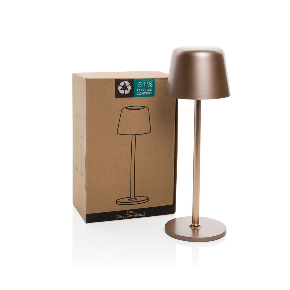 Zenic RCS gerecyclede plastic USB oplaadbare tafellamp