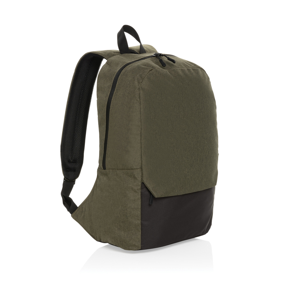 Kazu AWARE™ RPET basis 15.6" laptoprugzak - met logo of onbedrukt bestellen - groen (± PMS Green)