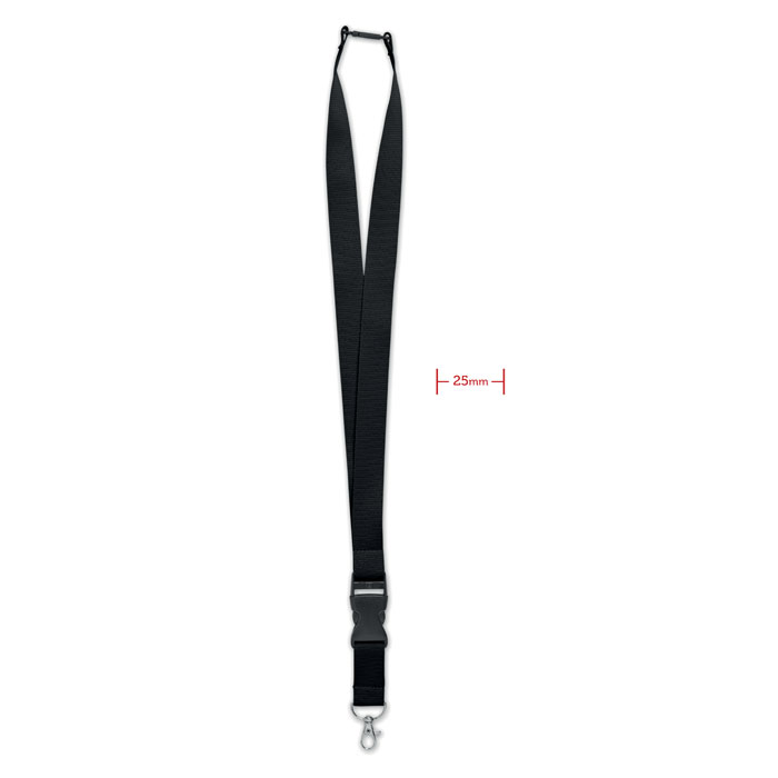 WIDE LANY - Lanyard 25mm - bedrukt of onbedrukt verkrijgbaar