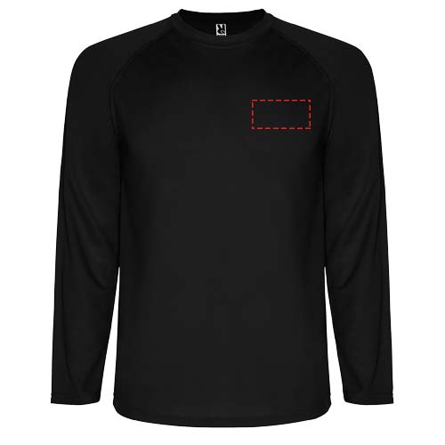 Montecarlo 150 g/m² kinder sport t-shirt lange mouw