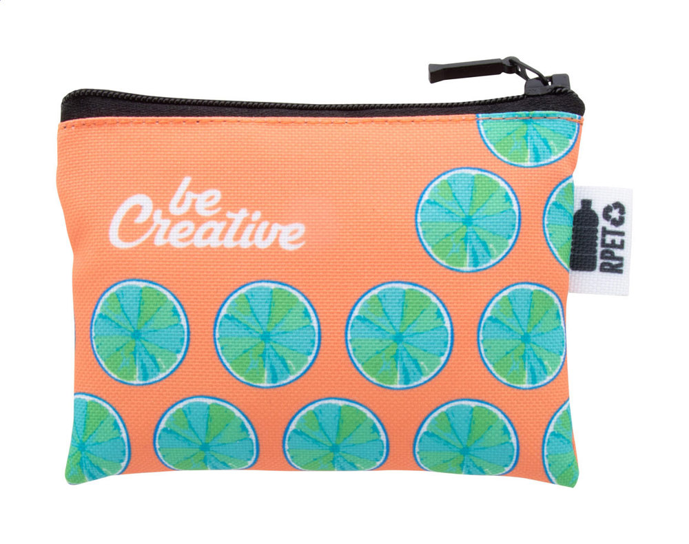 SuboPurse - Custom made RPET portemonnee - kopen of bedrukken - Zwart/Wit