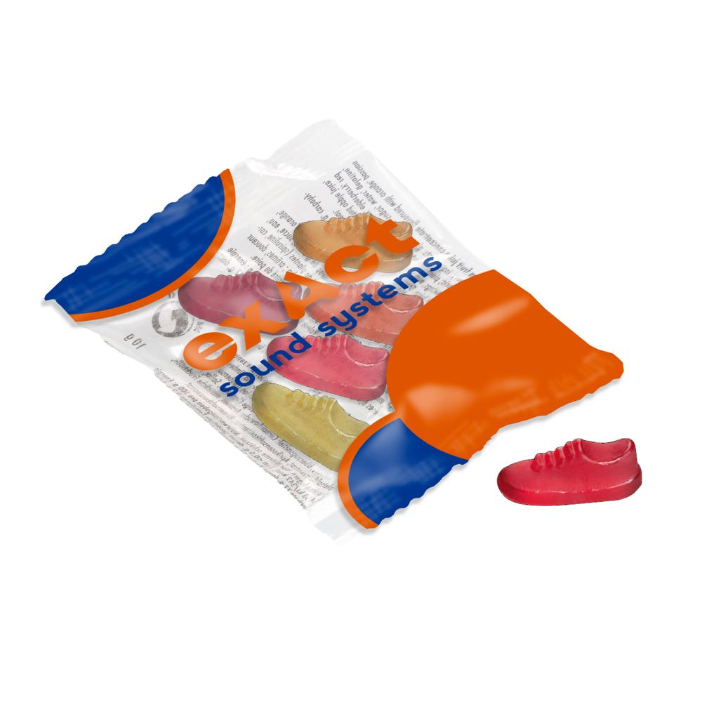 Vruchtengummies in veel standaard vormen - voor bedrijven en relatiegeschenken - Transparant