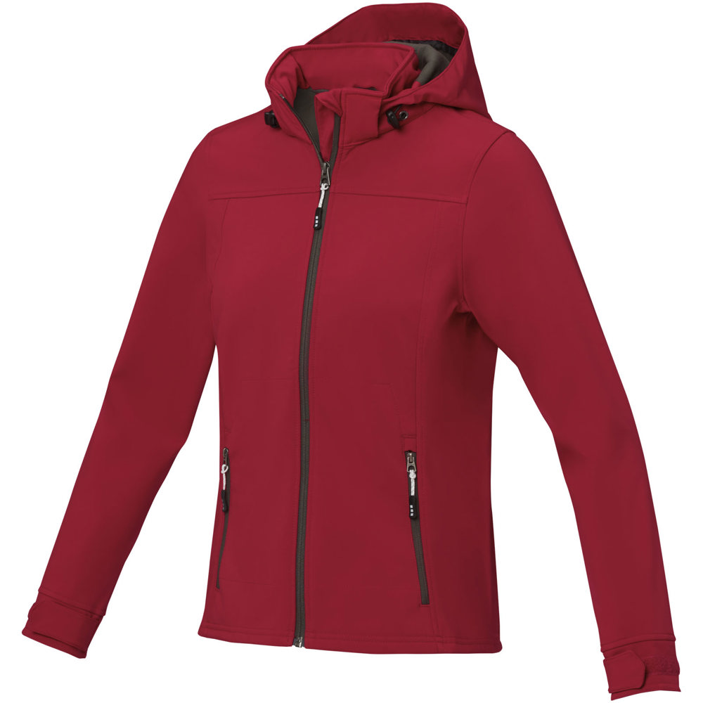 Langley softshell dames jas - kopen of bedrukken - rood
