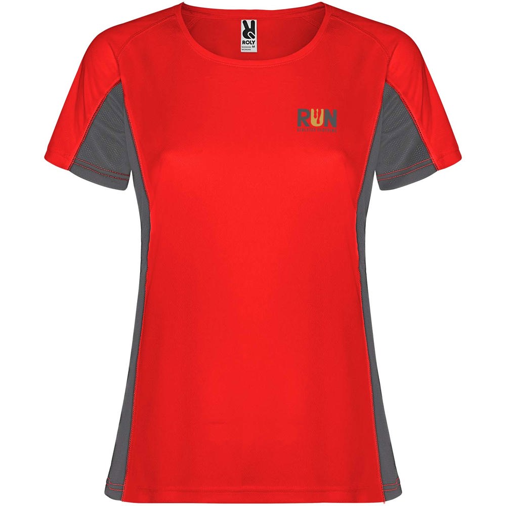 Shanghai 140 g/m² sportshirt met korte mouwen voor dames