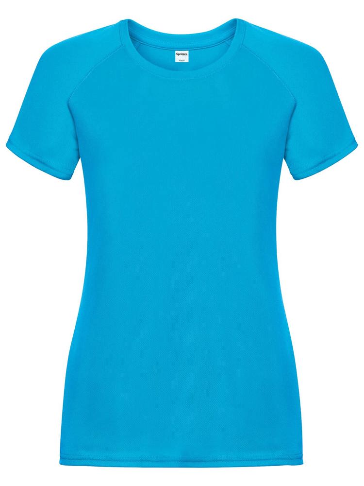 SP Run dames sportshirt, 140 g/m² - kopen of bedrukken - Turquoise Blue