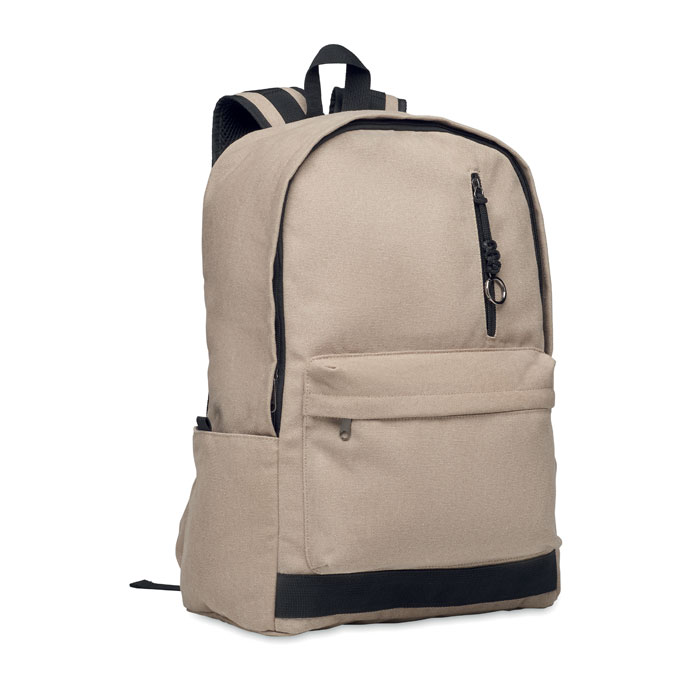 LEIRUR - 15 inch laptop rugzak - bedrukt of onbedrukt verkrijgbaar - Touw
