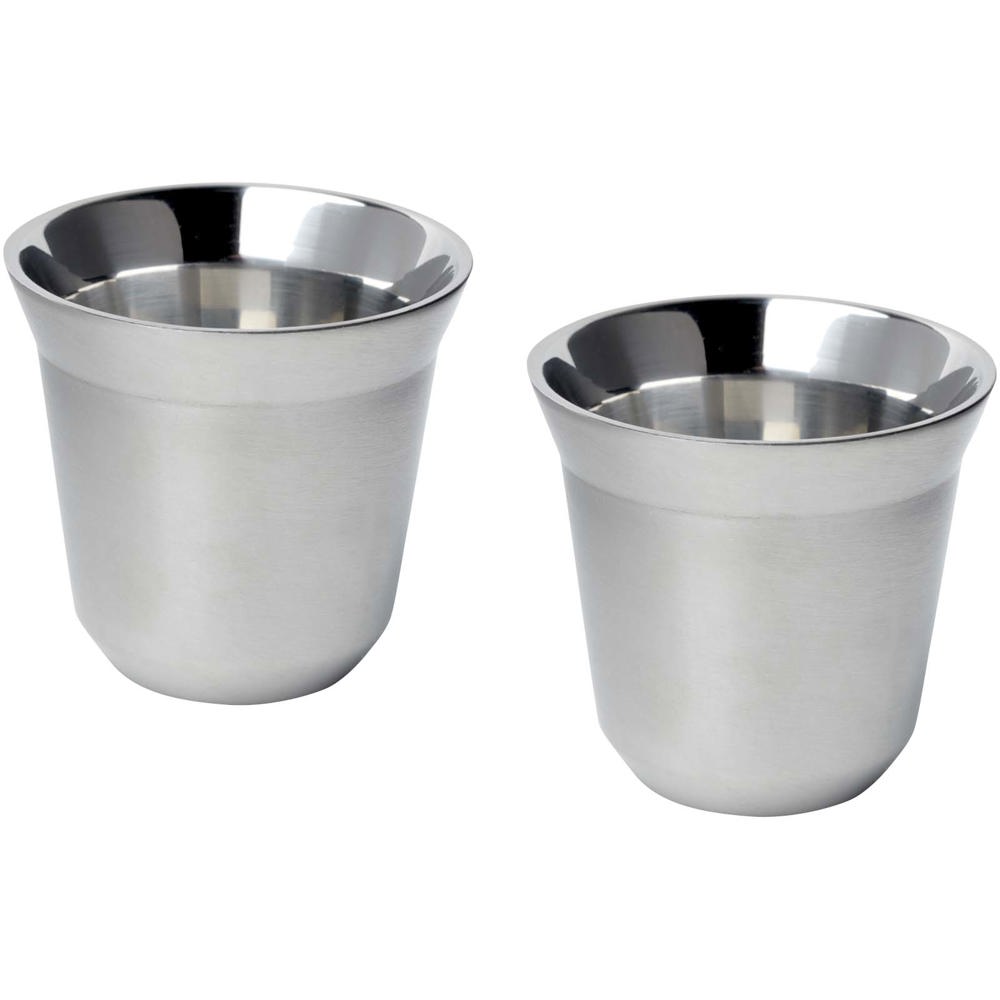 Duo 80 ml RCS gecertificeerde roestvrijstalen espressokopjesset 