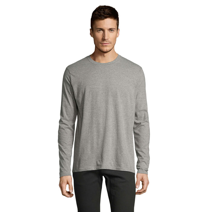 IMPERIAL LSL MEN - IMPERIAL LSL MEN T-shirt190 - kopen of bedrukken - Grijs Gemeleerd