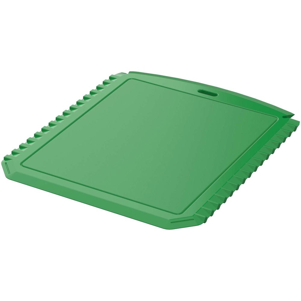 Thrym rechthoekige ijskrabber van gerecycled plastic - met logo of onbedrukt bestellen - Groen