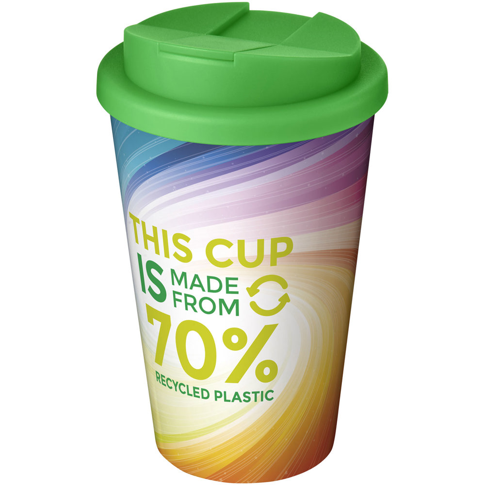 Brite-Americano® Eco 350 ml morsvrije geïsoleerde beker - met logo of onbedrukt bestellen - Groen