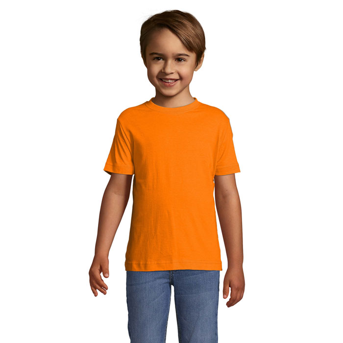 REGENT KIDS - REGENT Kinder t-shirt 150g - bedrukt of onbedrukt verkrijgbaar - oranje