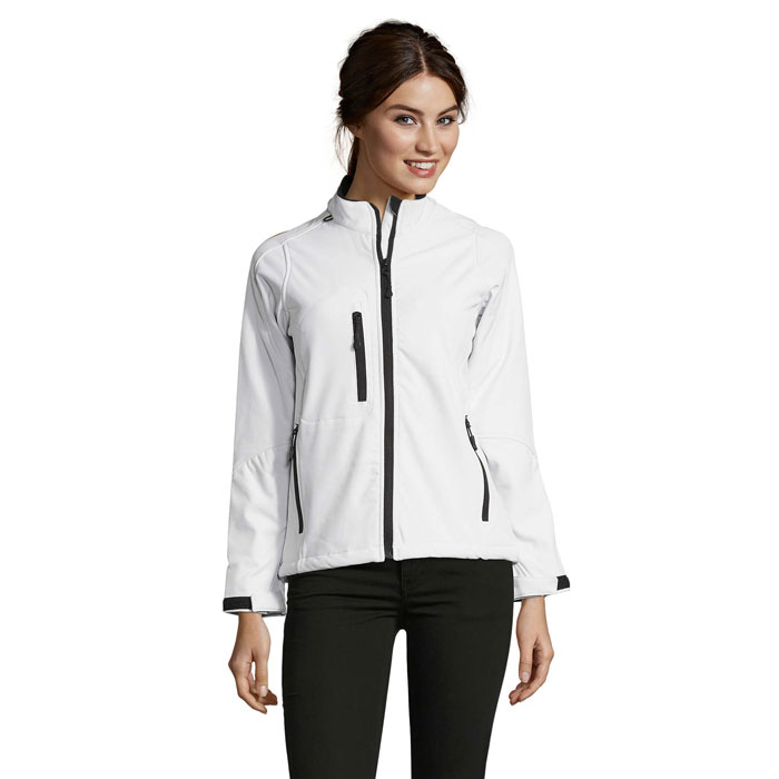 ROXY - ROXY dames shoftshell 340g - kopen of bedrukken - Wit