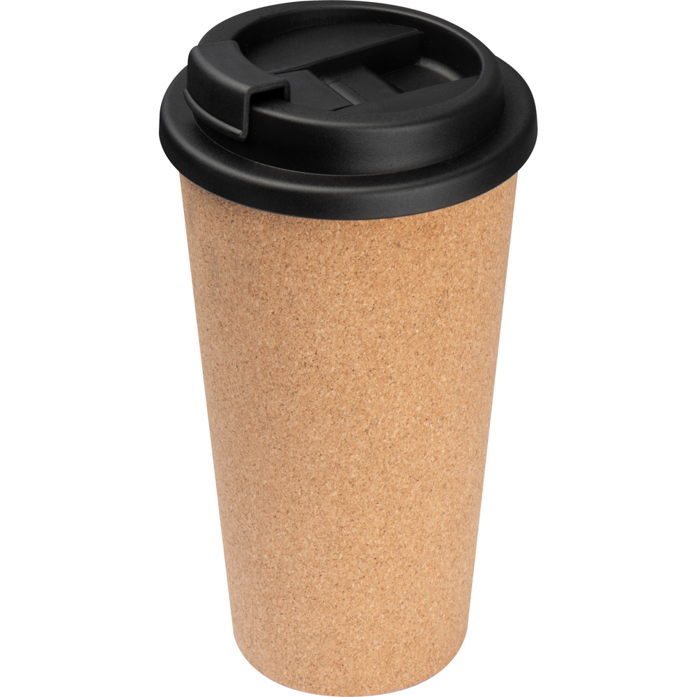 drinkbeker met oppervlak van kurk - met logo of onbedrukt bestellen