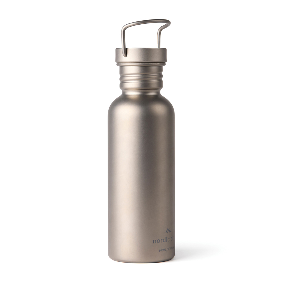 Nordic Drift Trail Ultra Light Titanium 600ml Water fles