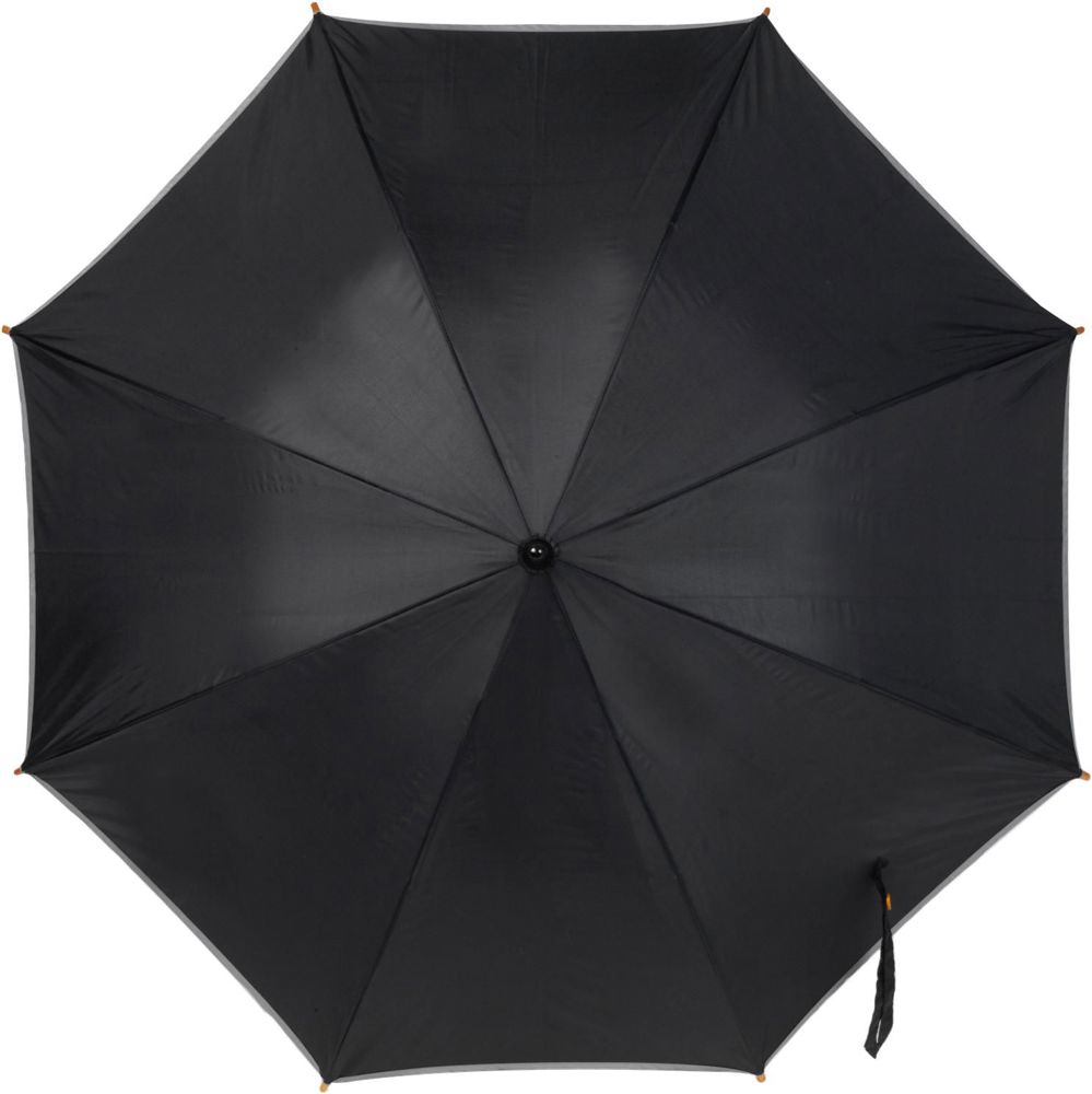 Polyester (190T) paraplu Carice - kopen of bedrukken - Zwart