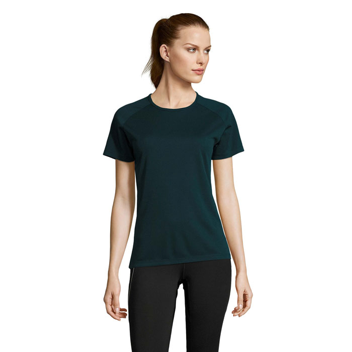 SPORTY WOMEN - SPORTYdames t-shirt 140g - kopen of bedrukken - Petroleum Blauw
