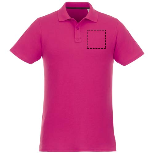 Helios 180 g/m² herenpolo met korte mouwen