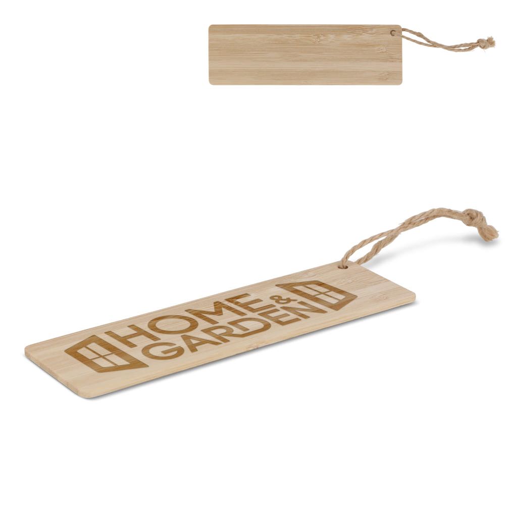 Boekenlegger bamboe - voor bedrijven en relatiegeschenken