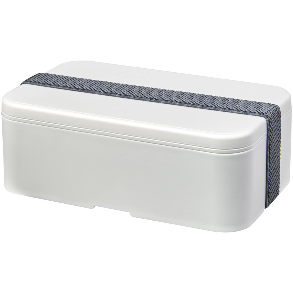 MIYO Renew 700 ml enkellaagse lunchbox - met logo of onbedrukt bestellen - Ivoorwit, Grijs