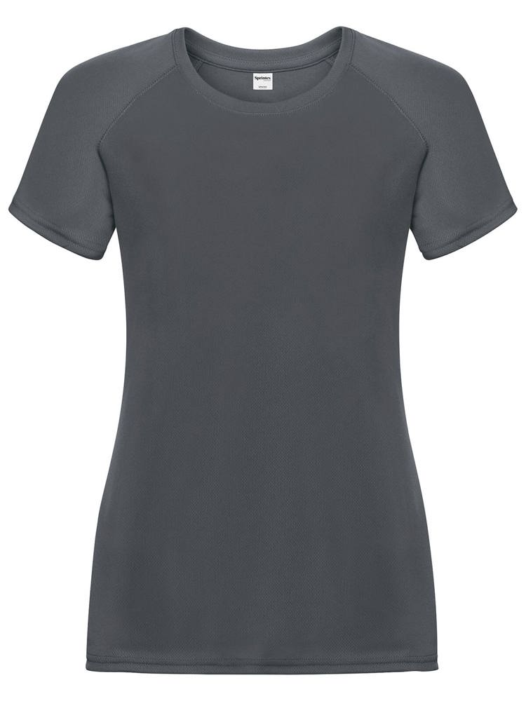 SP Run dames sportshirt, 140 g/m² - kopen of bedrukken - Antraciet