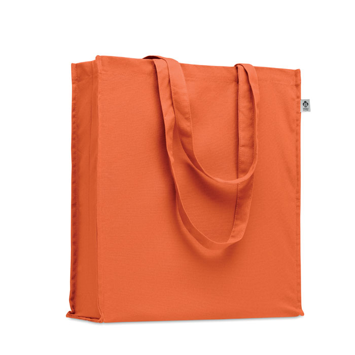 BENTE COLOUR - Boodschappentas organisch katoe - met logo of onbedrukt bestellen - oranje