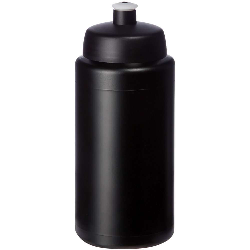 Baseline® Plus grip 500 ml sportfles met sportdeksel - kopen of bedrukken - zwart