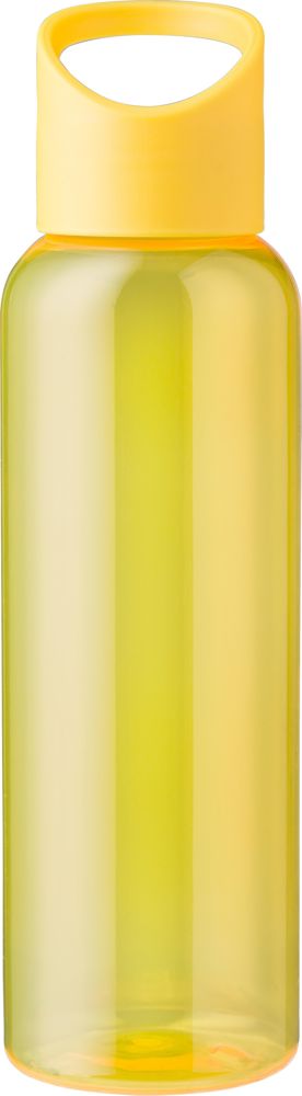 Gerecyclede rPET fles Rita - bedrukt of onbedrukt verkrijgbaar - geel