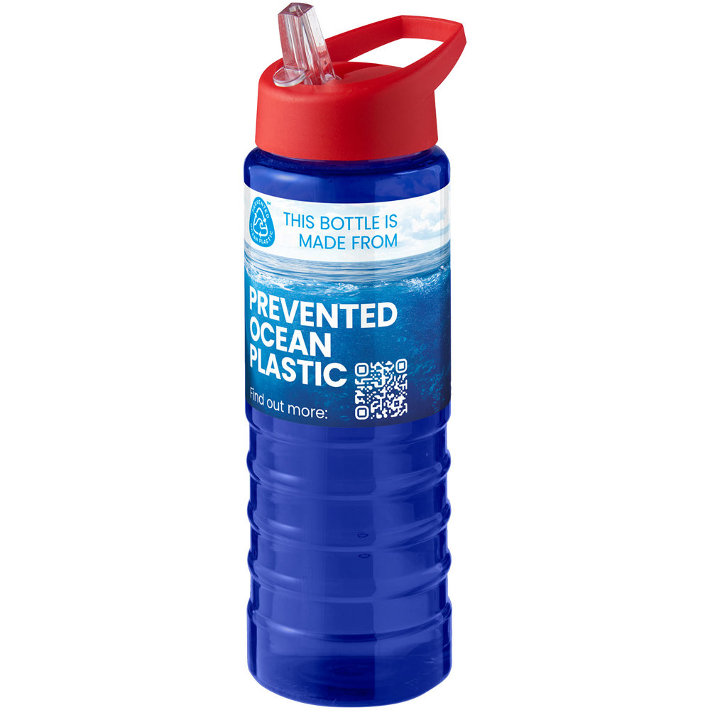 H2O Active® Eco Treble 750 ml drinkfles met tuitdeksel 
